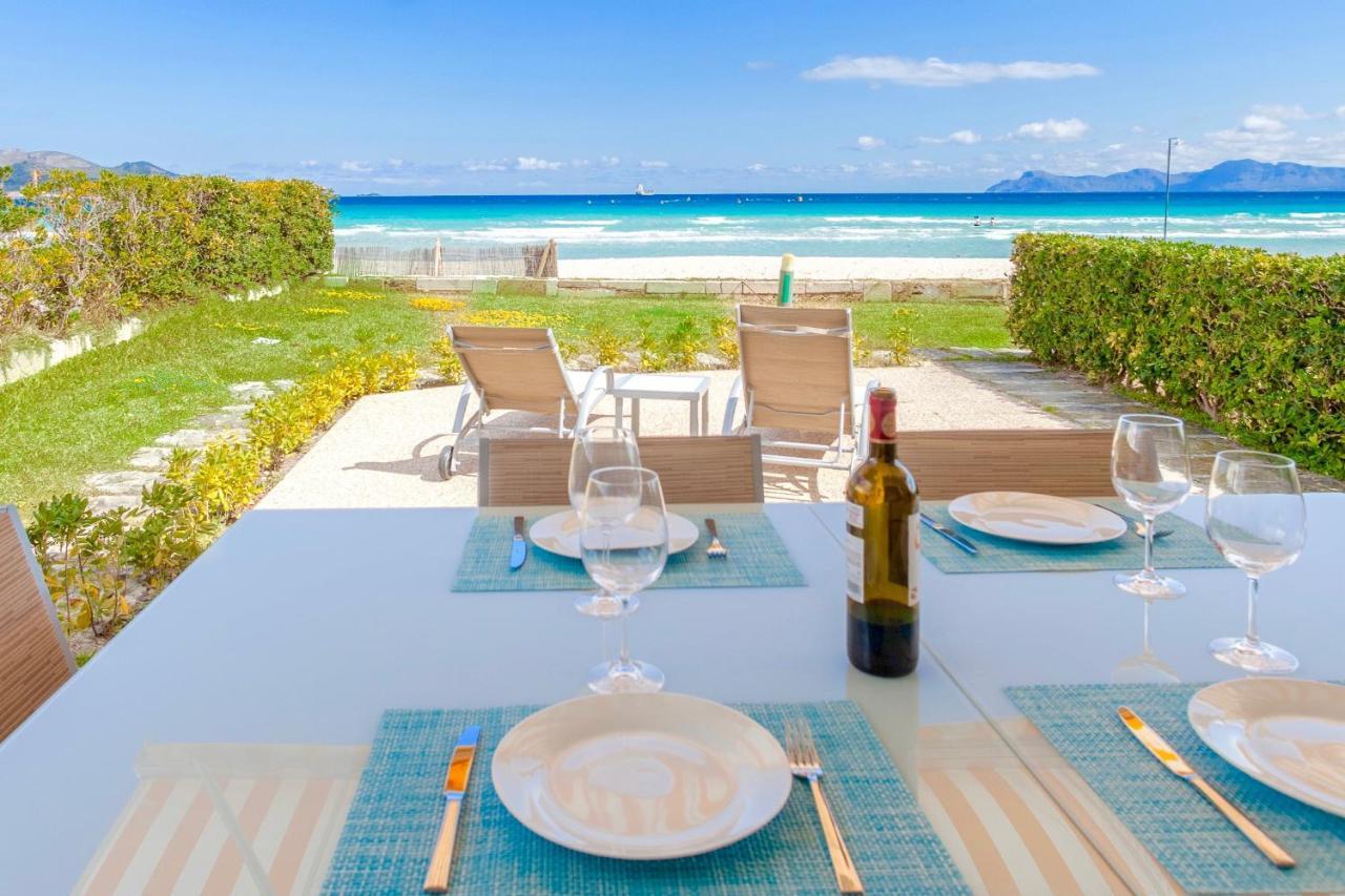 Beachfront Villa Socias Playa By Sealand Villas Playa de Muro  Esterno foto